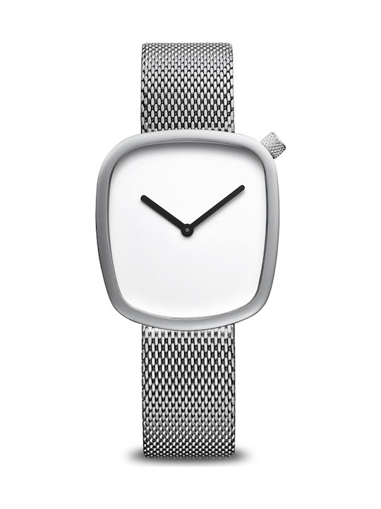 Bering Time Uhr mit Silber Metallarmband 18034-004