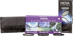 Hoya Digital Filter Kit II Filter Kit CPL / ND / UV Diameter 58mm for Camera Lenses