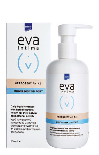 InterMed Eva Intima Herbosept Minor Discomfort pH 3.5 Intimate Area Cleansing Liquid 250ml