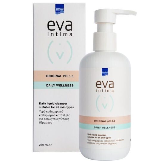 InterMed Eva Intima Original pH 3.5 Течност за Нежно Почистване на Интимната Зона Подходяща за Деца и Юноши 250ml