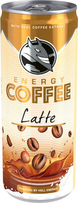 Hell Coffee Κουτί Energy Drink Latte με Ανθρακικό 250ml