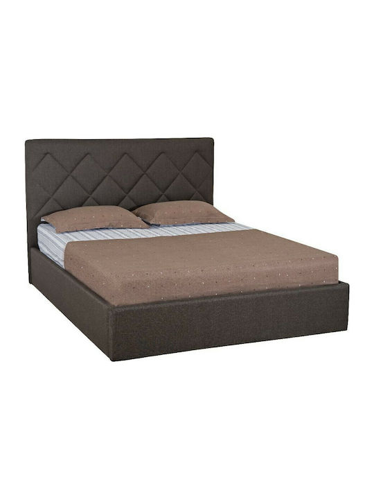 Paulina Bett Einzelbett Mit Stoff bezogen Witho...