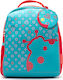 Oops All I Need XL Ladybug Ученическа Раница За Детска градина Тюркоазена