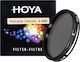 Hoya Variable Density Φίλτρo ND Διαμέτρου 58mm για Φωτογραφικούς Φακούς