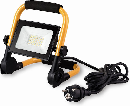 Avide Στεγανός Προβολέας LED 30W Φυσικό Λευκό 4000K IP65