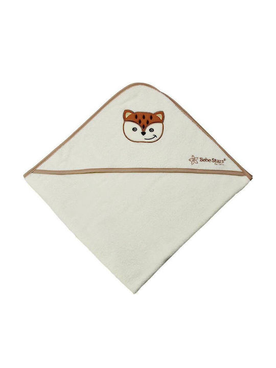 Bebe Stars Baby Bath Towel Hooded 74x82cm