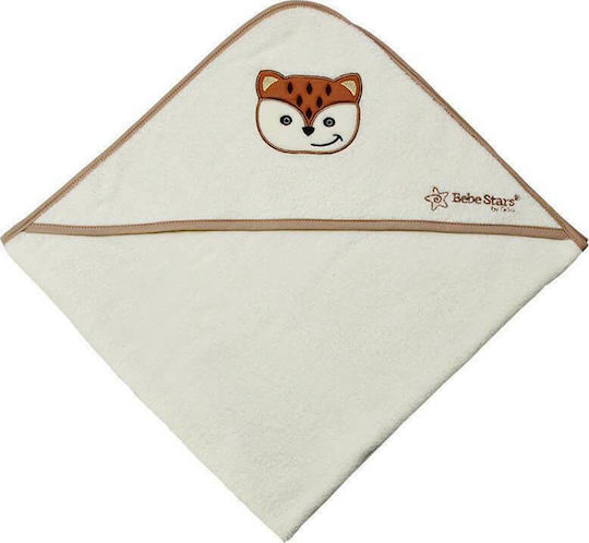 Bebe Stars Baby Bath Towel Hooded 74x82cm