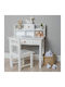 Kids Desk made of Solid Wood White 60x44x71cm