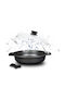 Risoli Blackplus Shallow Pot made of Cast Aluminum 4.5lt / 32cm