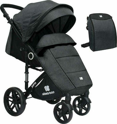 Kikka Boo Juno Verstellbar Kinderwagen Geeignet ab 6+ Monaten Dark Grey 10kg