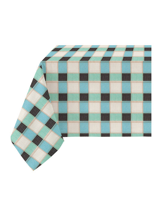 Sunshine 5452 Cotton & Polyester Tablecloth Blu...