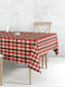 Sunshine 6997 Cotton & Polyester Tablecloth Red 140x180cm 172-3-6997-red