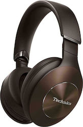 Technics EAH-F70N Ασύρματα/Ενσύρματα Over Ear Ακουστικά με 20 ώρες Λειτουργίας Καφέ