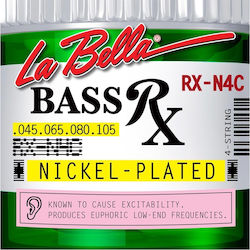 La Bella Rx Nickel Bass Strings Set