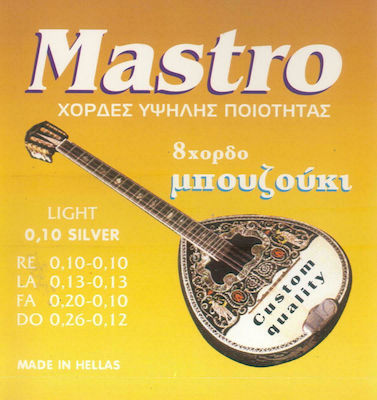 Mastro Silver 8χορδο Μπουζούκι 10-26