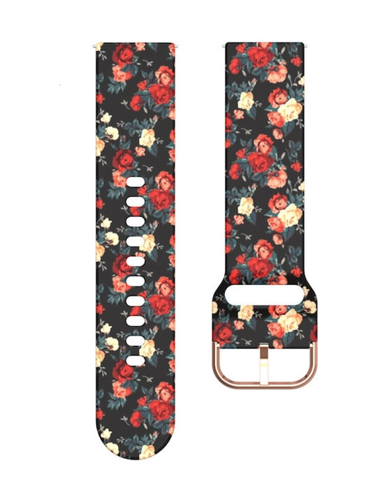 Λουράκι Σιλικόνης Rose Pattern (Galaxy Watch 42mm)