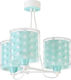 Ango Dots Kronleuchter Kinderdeckenleuchte Deckenleuchte 23W mit Fassung E27 Green
