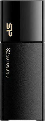 Silicon Power Blaze B05 32GB USB 3.0 Stick Μαύρο