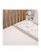 abo Blanket Cot Moon Waffle Beige 100x150cm