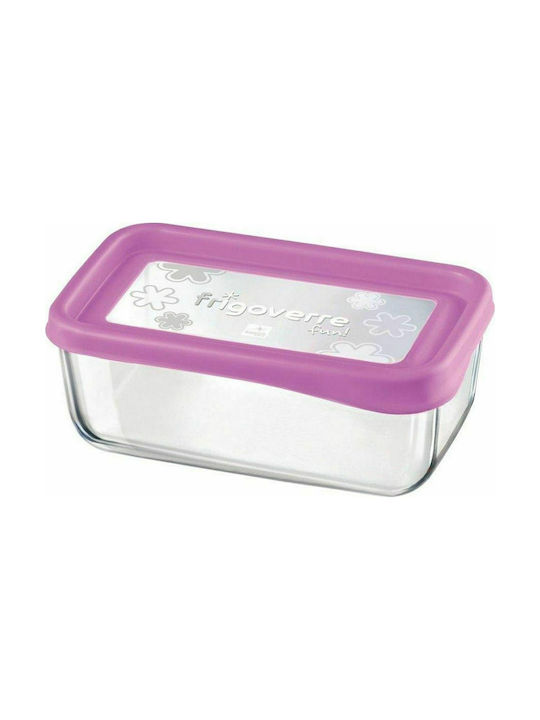 Bormioli Rocco Frigoverre Fun Lunch Box Glass Fuchsia 500ml 1pcs