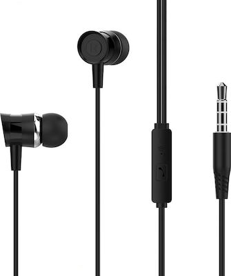 XO EP20 In-Ear Freihändig Kopfhörer mit Stecker 3.5mm Schwarz