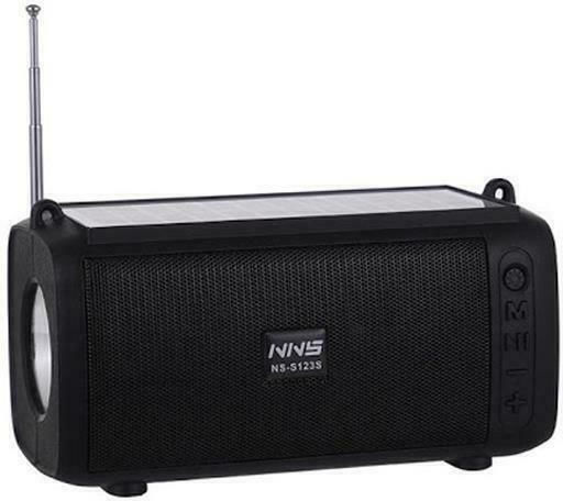 NS-123S Ηχείο Bluetooth 5W με Ραδιόφωνο Μαύρο