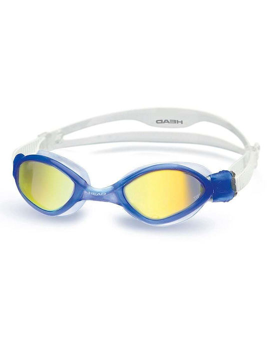 Head Tiger LSR 3550201 Γυαλιά Κολύμβησης Ενηλίκων με Αντιθαμβωτικούς Φακούς Μπλε
