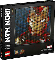 Lego Art Art Iron Man for 18+ Years 3167pcs