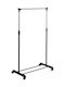 Ankor Wheeled Floor Garment Rack made of Metal Telescopic Black 81x42x160cm