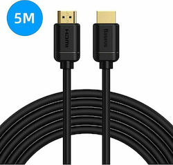 Baseus HDMI 2.0 Cablu HDMI de sex masculin - HDMI de sex masculin 5m Negru