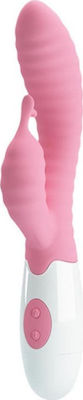 Pretty Love Pete Vibrator Iepurele 20cm BI-014705-1 Roz