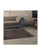 Chios Hellas Rug Fireplace Rectangular Leather with Fringes Coffee Open