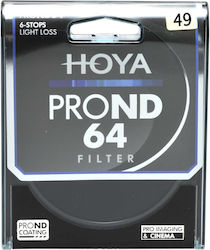 Hoya PROND64 Φίλτρo ND Διαμέτρου 49mm για Φωτογραφικούς Φακούς