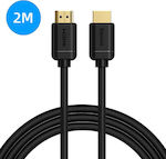 Baseus HDMI 2.0 Cable HDMI male - HDMI male 2m Μαύρο