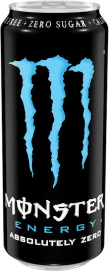 Monster Absolutely Zero Energy-Drink mit Kohlensäure, Zuckerfrei in Kiste 500ml