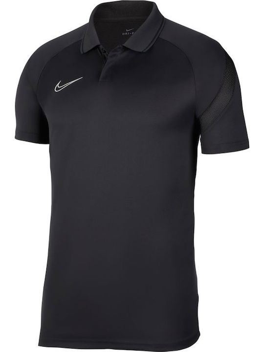 Nike Dry Academy Pro Ανδρική Μπλούζα Polo Κοντομάνικη Μαύρη