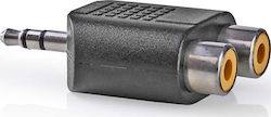 Nedis CAGB22940BK 3.5mm Männlich Zu RCA 2x Weiblich