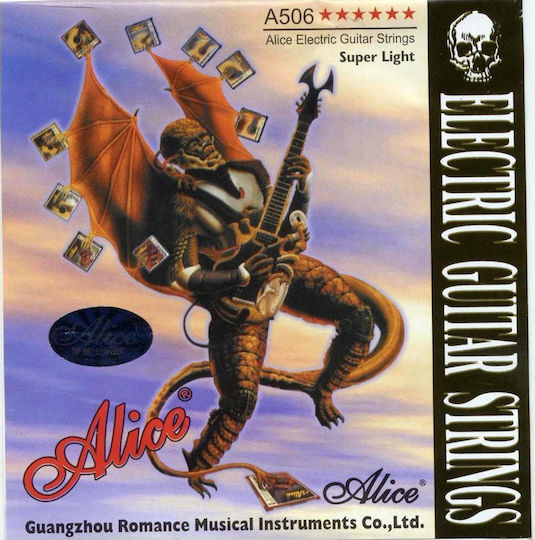 Alice Music Electric Guitar Strings Set Nickel Wound Electric Guitar 9 - 42 Super Light