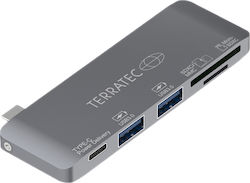 TerraTec Connect C7 USB Hub 2 Θυρών (USB-C) 283005