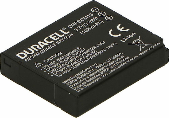 Duracell Μπαταρия за фотоапарат DRPBCM13 Литиево-йонни (Li-Ion) 1020mAh Съвместима с Panasonic