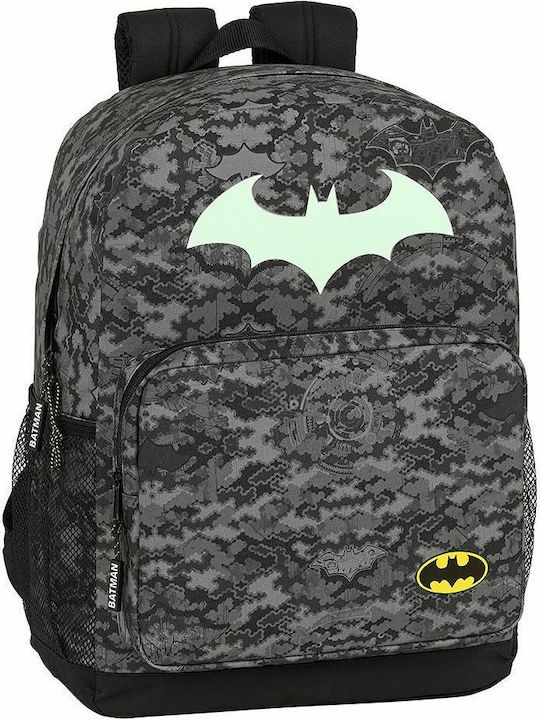 Safta Batman Night School Bag Backpack Elementary, Elementary in Black color