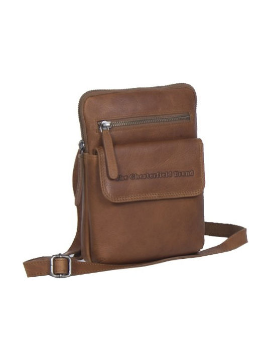 The Chesterfield Brand Leather Men's Bag Shoulder / Crossbody Tabac Brown