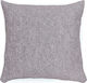 Mc Decor Decorative Pillow Case Solid Gray 45x45cm