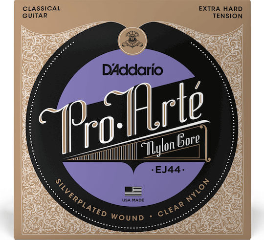 Daddario Σετ Nylon Χορδών 29 - 45" για Κλασική Κιθάρα 4/4 Pro-Arté Nylon Extra Hard Tension