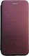 Forcell Synthetic Leather Book Burgundy (Galaxy A70)