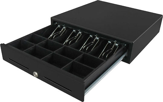 Proline HS-410 Cash Drawer with 8 Coin Slots and 4 Slots for Bills 41x42x10cm