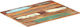 vidaXL Rectangular Table Surface made of Solid Wood in Multicolour Color 90x70cm 286050 1pcs