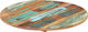 vidaXL Round Table Surface made of Solid Wood in Multicolour Color 40x40cm 286031 1pcs