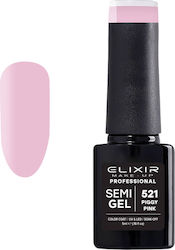 Elixir Semi Gel Ημιμόνιμο Βερνίκι Νυχιών 521 Pi...