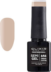 Elixir Semi Gel 646 Cream Coffee 5ml Elixir Semi Gel 646 Cream Coffee 5ml